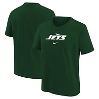 T-shirt vert Nike pour jeunes avec logo des New York Jets