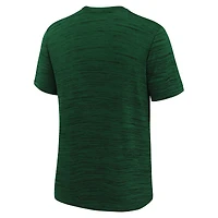 T-shirt Nike vert pour jeunes New York Jets Sideline Velocity Performance