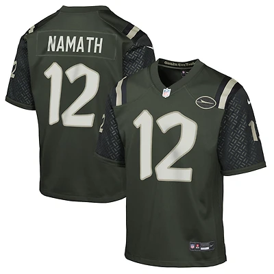 Youth Nike Joe Namath Gotham Green New York Jets 2025 Rivalries Collection Retired Player Game Jersey