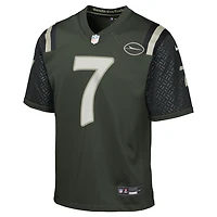 Maillot Nike Justin Fields Gotham Green pour jeune, collection Rivalries 2025 des New York Jets