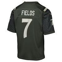 Maillot Nike Justin Fields Gotham Green pour jeune, collection Rivalries 2025 des New York Jets