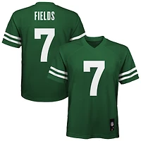 Maillot réplique Nike Justin Fields Legacy Green New York Jets pour enfant