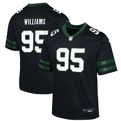 Maillot Nike Quinnen Williams noir pour jeune des New York Jets, match alternatif