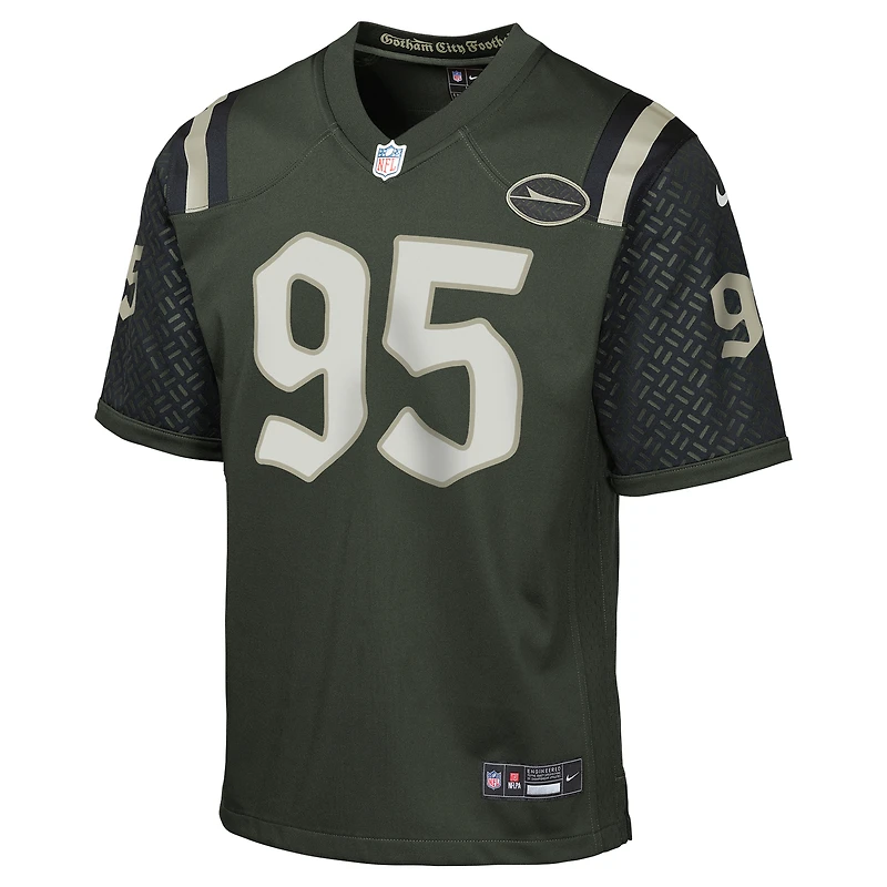 Maillot Nike Quinnen Williams Gotham Green pour jeune des New York Jets, collection Rivalries 2025