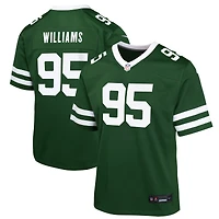 Maillot de match Nike Quinnen Williams vert des New York Jets pour jeune