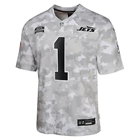 Maillot Nike Sauce Gardner Arctic Camo New York Jets 2024 Salute to Service Game pour jeunes
