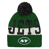 Youth Outerstuff  Green New York Jets Modern Fan Cuffed Knit Hat with Pom