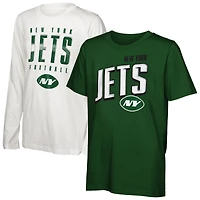 Youth Outerstuff New York Jets The Mix Combo T-Shirt Set