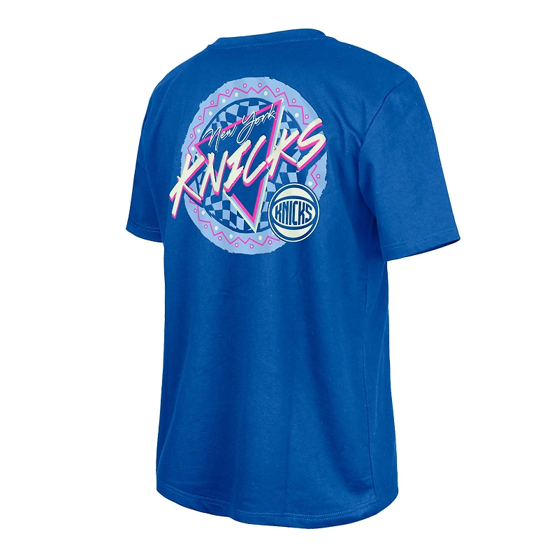 T-shirt phosphorescent bleu New Era York Knicks