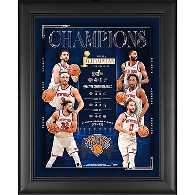 New York Knicks 2026 NBA Finals Champions Framed 13" x 16" Collage