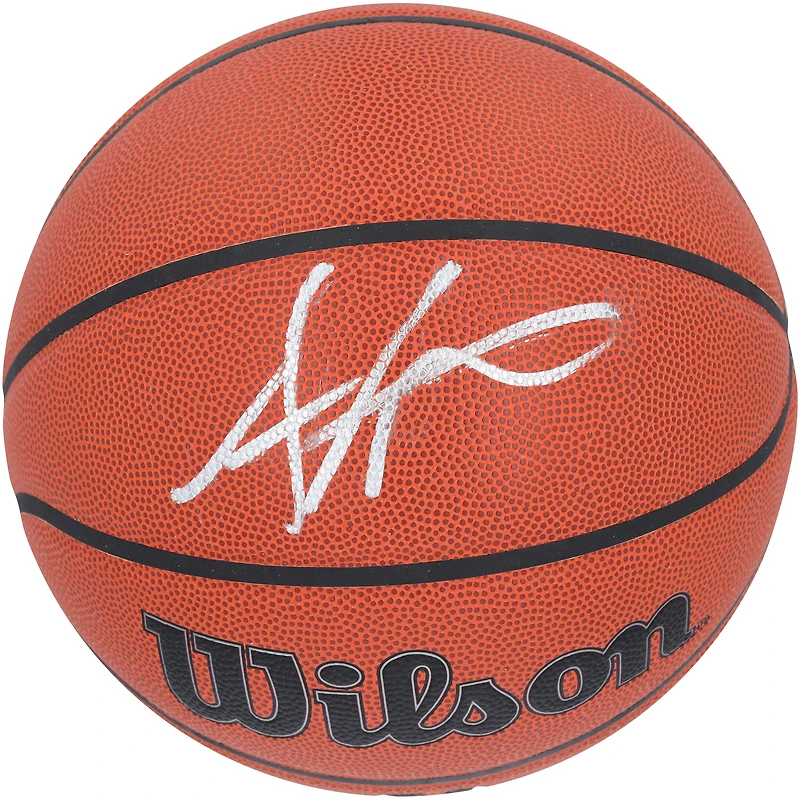 Ballon de basket-ball d'intérieur/extérieur Wilson Authentic Series autographié par Amar'e Stoudemire New York Knicks