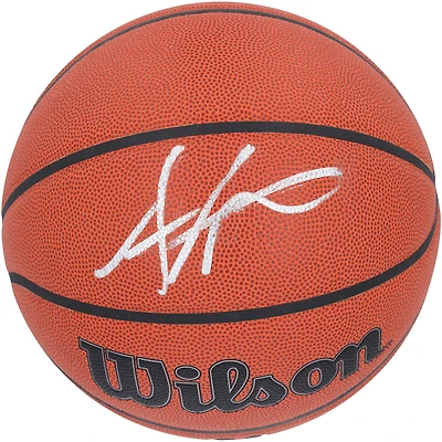 Ballon de basket-ball d'intérieur/extérieur Wilson Authentic Series autographié par Amar'e Stoudemire New York Knicks
