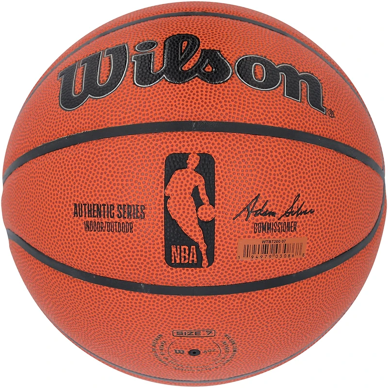 Amar'e Stoudemire New York Knicks Autographed Wilson Authentic Series Indoor/Outdoor Basketball with "S.T.A.T." Inscription