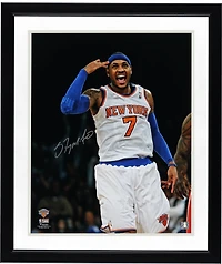 Carmelo Anthony New York Knicks Autographed 16" x 20" Celebration Photograph