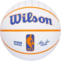 Carmelo Anthony New York Knicks Autographed Wilson 2024-25 City Edition Collector Basketball