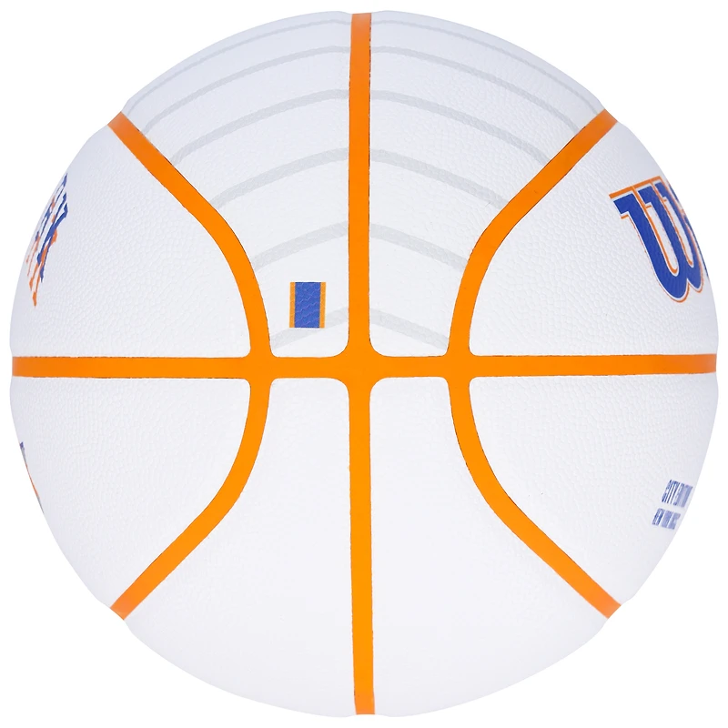 Carmelo Anthony New York Knicks Autographed Wilson 2024-25 City Edition Collector Basketball