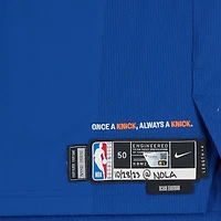 Maillot bleu n°8 utilisé par DaQuan Jeffries des New York Knicks contre les New Orleans Pelicans le 28 octobre 2023