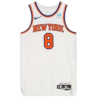 DaQuan Jeffries New York Knicks Game-Used #8 White Nike Jersey vs. Minnesota Timberwolves on November 20, 2023 - Size 50+4