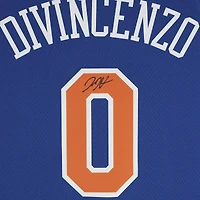 Donte DiVincenzo New York Knicks Autographed Nike Blue Icon Swingman Jersey