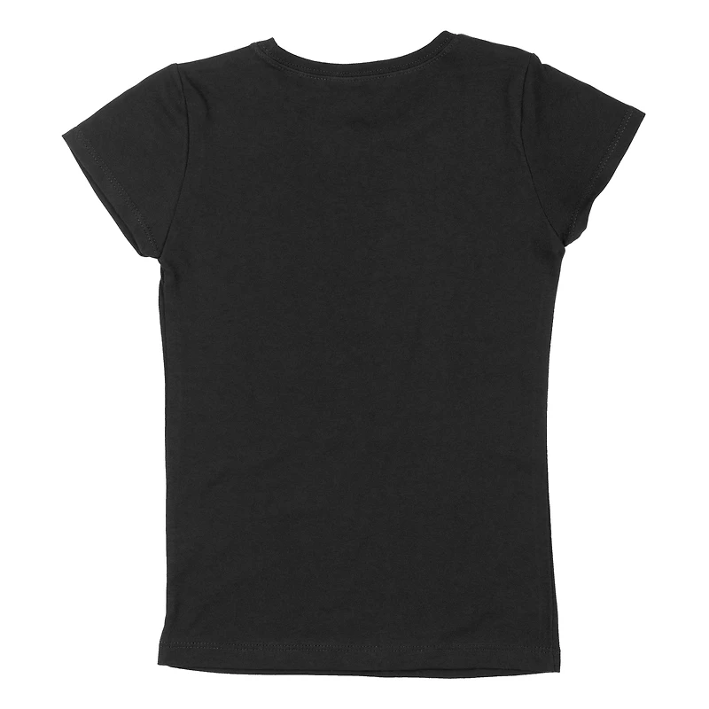 Girls Youth Stadium Essentials Black New York Knicks Forever T-Shirt