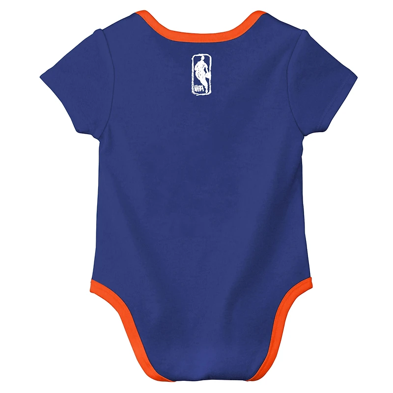 Ensemble de 2 bodies Nike bleus New York Knicks Courtside Premier pour bébé