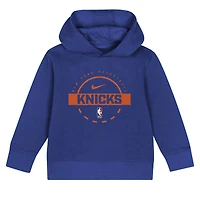 Infant Nike Blue New York Knicks Two-Piece Team Logo Club Fleece Hoodie & Sweatpants Set