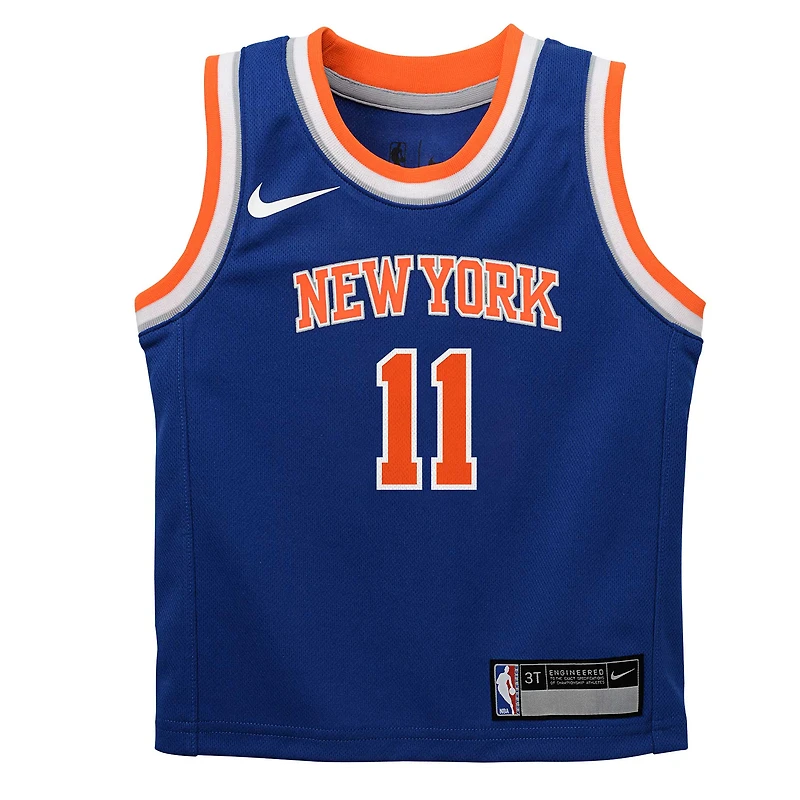 Infant Nike Jalen Brunson Blue New York Knicks Replica Swingman Jersey - Icon Edition