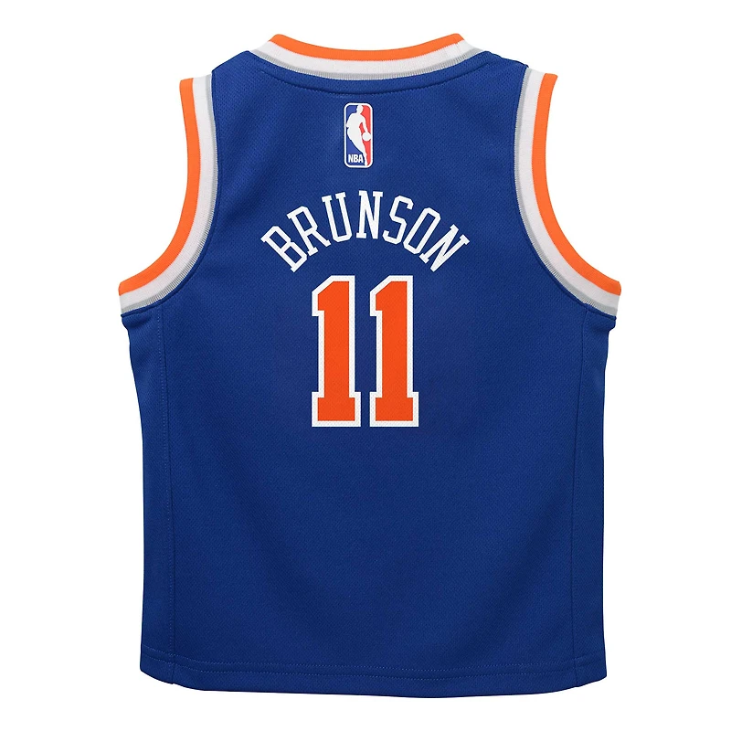 Infant Nike Jalen Brunson Blue New York Knicks Replica Swingman Jersey - Icon Edition