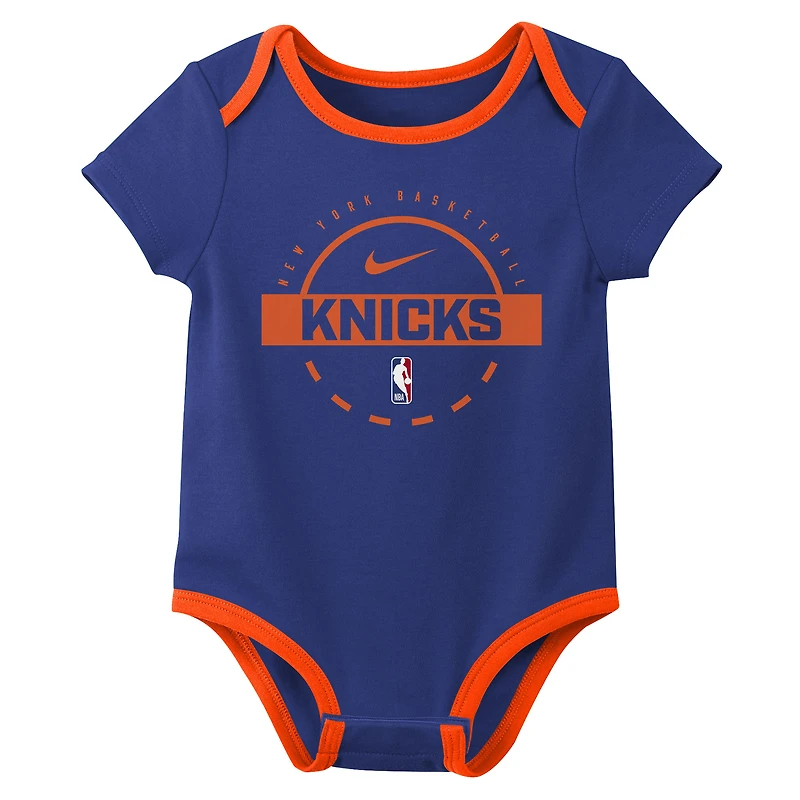 Infant Nike New York Knicks Two-Piece Bodysuit Set