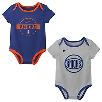 Infant Nike New York Knicks Two-Piece Bodysuit Set