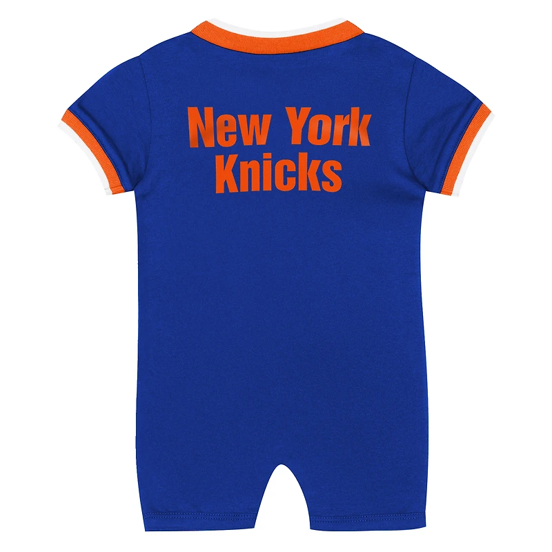 Infant Outerstuff Blue New York Knicks Pinch Romper