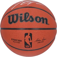 Jalen Brunson, Karl-Anthony Towns & Josh Hart New York Knicks Autographed Wilson Authentic Series Indoor/Outdoor Basketball