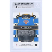 Carte Panini Select Tectonic Prizm n° 7 Beckett dédicacée par Jalen Brunson des New York Knicks 2023-24, signée Beckett Fanatics