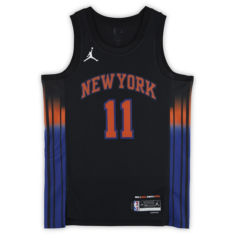 V106832 Knicks Jalen Brunson New York Knicks Maillot Nike Statement Swingman noir autographié 2025-26 11 Jalen Brunson AUT BK JERSEY 45963 AUTJERBSK JRSYBR0555 #1