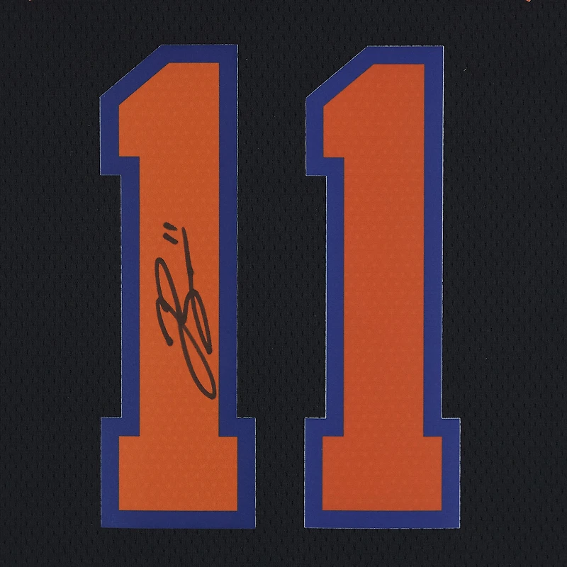 Jalen Brunson New York Knicks Autographed Black Jordan Brand 2025-26 Statement Edition Swingman Jersey