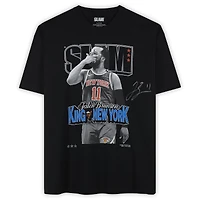 Jalen Brunson New York Knicks Autographed Black Slam Cover T-Shirt