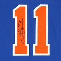 Jalen Brunson New York Knicks Autographed Blue Nike Icon Edition Authentic Jersey