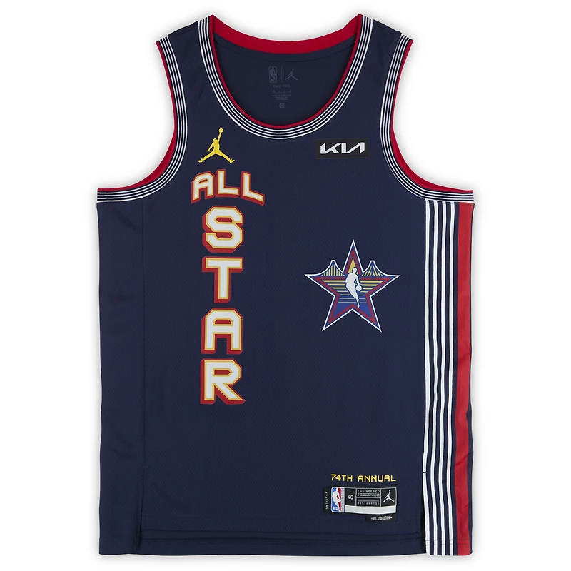 Jalen Brunson New York Knicks Autographed Navy 2025 NBA All-Star Game Nike Swingman Jersey with "25 ASG 2/16/25" & "City by the Bay" Inscriptions - Limited Edition of 10