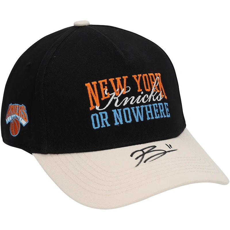 Casquette dédicacée « New York or Nowhere » par Jalen Brunson des New York Knicks