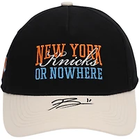 Casquette dédicacée « New York or Nowhere » par Jalen Brunson des New York Knicks
