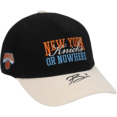 Casquette dédicacée « New York or Nowhere » par Jalen Brunson des New York Knicks
