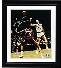 Jerry Lucas New York Knicks Autographed 8" x 10" Passing vs. Los Angeles Lakers Photograph