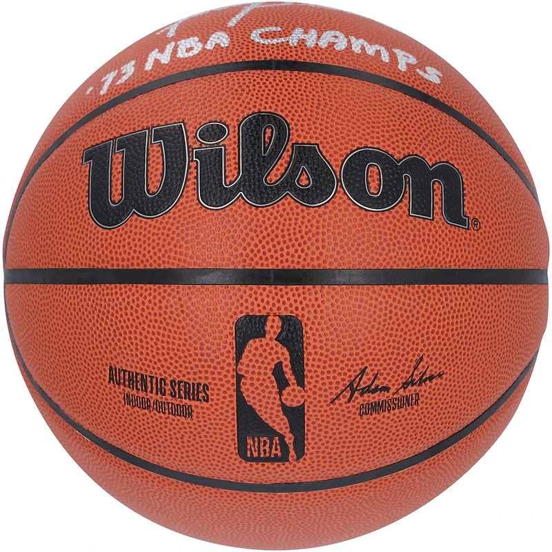 Jerry Lucas New York Knicks Autographed Wilson Authentic Series Indoor/Outdoor Basketball with "73 NBA Champs" Inscription