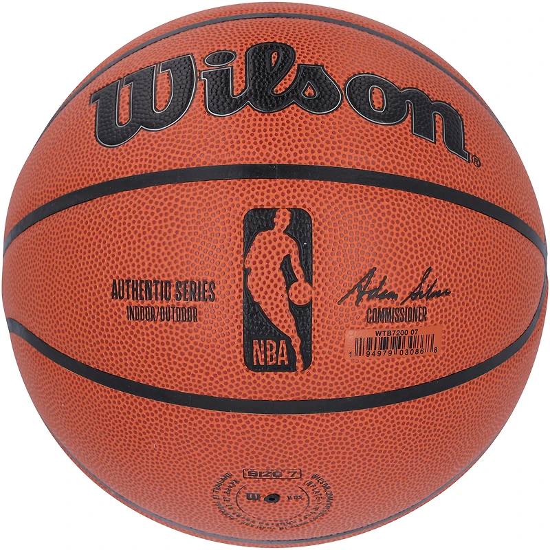 Jerry Lucas New York Knicks Autographed Wilson Authentic Series Indoor/Outdoor Basketball with "73 NBA Champs" Inscription