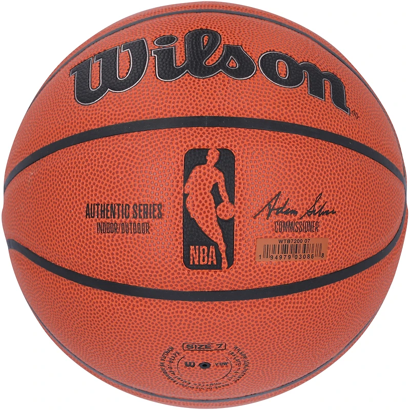 Jerry Lucas New York Knicks Autographed Wilson Authentic Series Indoor/Outdoor Basketball with Multiple Inscriptions - Limited Edition #12/12