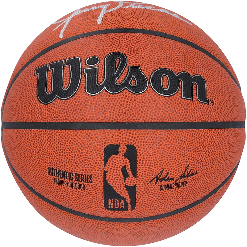 Jerry Lucas New York Knicks Autographed Wilson Authentic Series Indoor/Outdoor Basketball