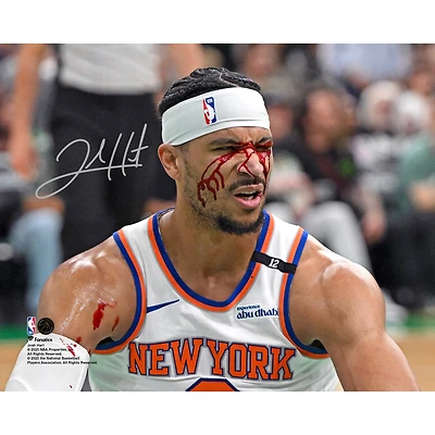 Josh Hart New York Knicks Autographed 8" x 10" Eastern Conference Playoffs Second Round Game 5 vs. Boston Celtics Bleeding Photograph