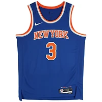 Josh Hart New York Knicks Autographed Blue Nike 2022-23 Icon Edition Swingman Jersey