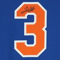 Maillot Nike Icon Edition Swingman bleu dédicacé par Josh Hart des New York Knicks pour la saison 2022-23