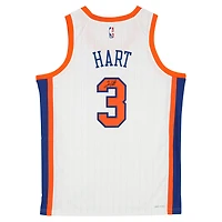 Josh Hart New York Knicks Autographed White Nike 2024-25 City Edition Swingman Jersey